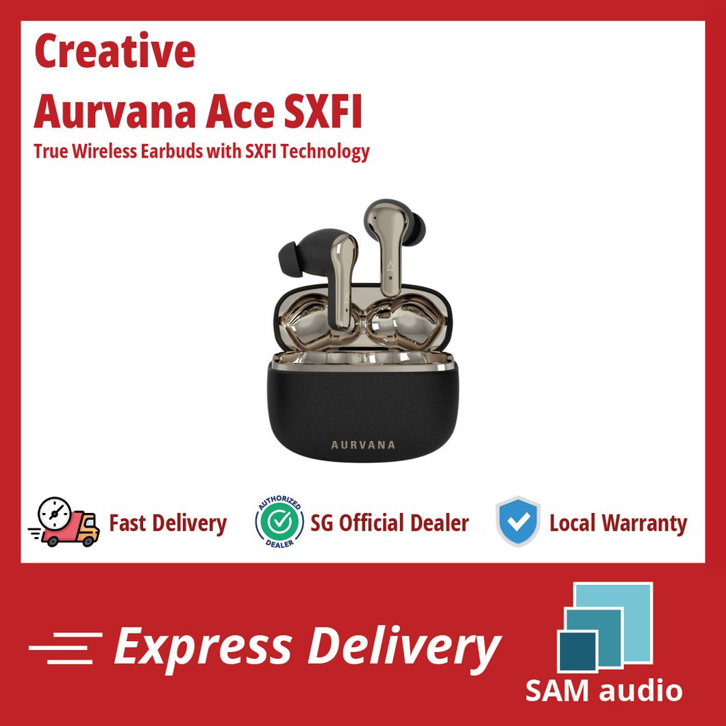 [🎶SG] CREATIVE AURVANA ACE SXFI - True Wireless Earbuds With SXFI Technology