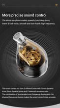 Load image into Gallery viewer, [🎶SG] KEFINE QUATIO - 2DD + 2BA Hybrid In Ear Monitors IEM
