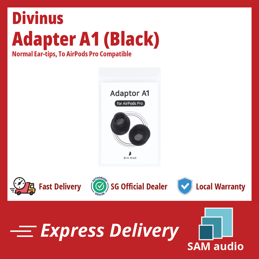 [🎶SG] DIVINUS A1 Adaptor Clear (For AirPods Pro 1/2 Gen)