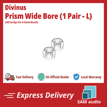 Load image into Gallery viewer, [🎶SG] ELOIT / DIVINUS PRISM WIDE BORE LSR Eartips For 4-6mm Nozzle
