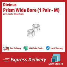 Load image into Gallery viewer, [🎶SG] ELOIT / DIVINUS PRISM WIDE BORE LSR Eartips For 4-6mm Nozzle
