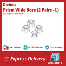 Load image into Gallery viewer, [🎶SG] ELOIT / DIVINUS PRISM WIDE BORE LSR Eartips For 4-6mm Nozzle
