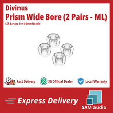 Load image into Gallery viewer, [🎶SG] ELOIT / DIVINUS PRISM WIDE BORE LSR Eartips For 4-6mm Nozzle
