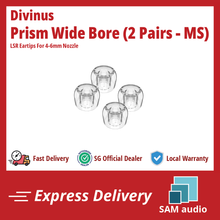 Load image into Gallery viewer, [🎶SG] ELOIT / DIVINUS PRISM WIDE BORE LSR Eartips For 4-6mm Nozzle
