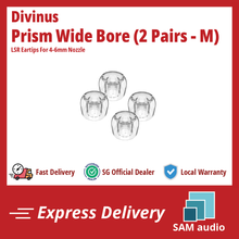 Load image into Gallery viewer, [🎶SG] ELOIT / DIVINUS PRISM WIDE BORE LSR Eartips For 4-6mm Nozzle
