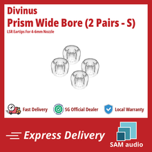 Load image into Gallery viewer, [🎶SG] ELOIT / DIVINUS PRISM WIDE BORE LSR Eartips For 4-6mm Nozzle
