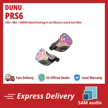 Load image into Gallery viewer, [🎶SG] DUNU PRS6 - 1DD + 4BA + 1MEMS Hybrid Gaming In-ear Monitor and Q-lock Mini
