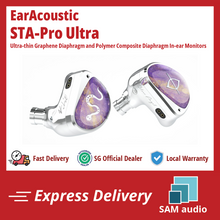 Load image into Gallery viewer, [🎶SG] EARACOUSTIC AUDIO STA-PRO ULTRA 10MM Nano Ultra-thin Graphene Diaphragm and 6MM Polymer Composite Diaphragm In-ear Monitors
