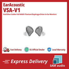 Load image into Gallery viewer, [🎶SG] EARACOUSTIC AUDIO VSA-V1 - Void Silver Stalker Full-Width Titanium Diaphragm Driver In-Ear Monitors
