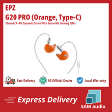 Load image into Gallery viewer, [🎶SG] EPZ G20 Pro - 10mm LCP+PU Dynamic Driver With Boom Mic Gaming IEMs
