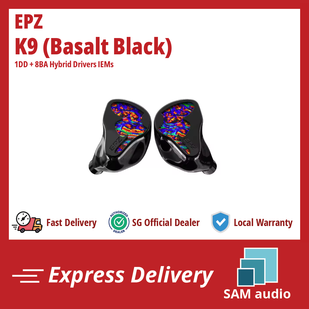 [🎶SG] EPZ K9 1DD + 8BA Hybrid Drivers IEMs – SAM Audio SG