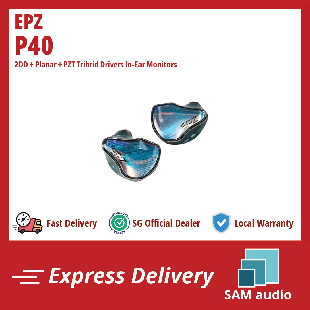 🎶SG] EPZ P40 - 2DD + Planar + PZT Tribrid Drivers In-Ear Monitors