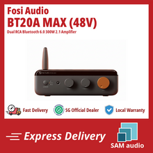 Load image into Gallery viewer, [🎶SG] FOSI AUDIO BT20A MAX - Dual RCA Bluetooth 6.0 300W 2.1 Amplifier
