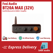 Load image into Gallery viewer, [🎶SG] FOSI AUDIO BT20A MAX - Dual RCA Bluetooth 6.0 300W 2.1 Amplifier

