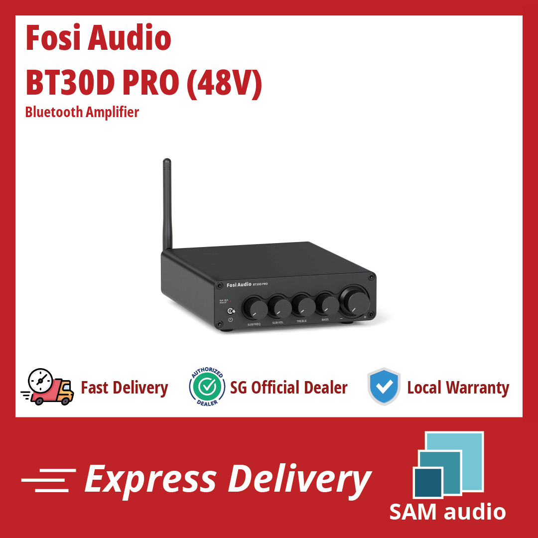 🎶SG] FOSI AUDIO BT30D PRO Bluetooth Amplifier – SAM Audio SG