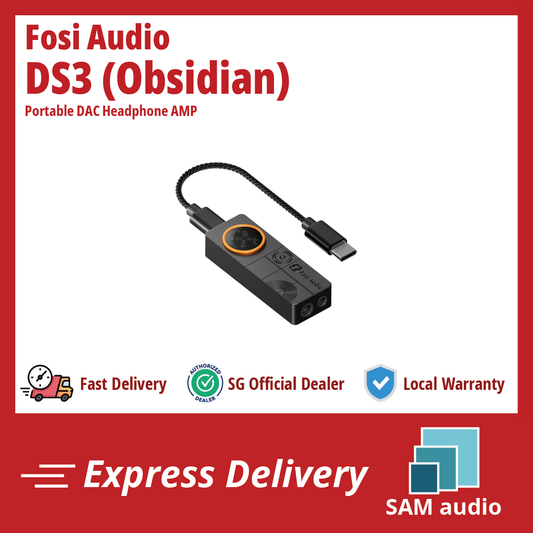 Fosi Audio DS3 USB-C DAC-hoofdtelefoonversterker, met Gaming 7 Fosi Audio DS3 USB-C DAC-hoofdtelefoonversterker, met Gaming 7