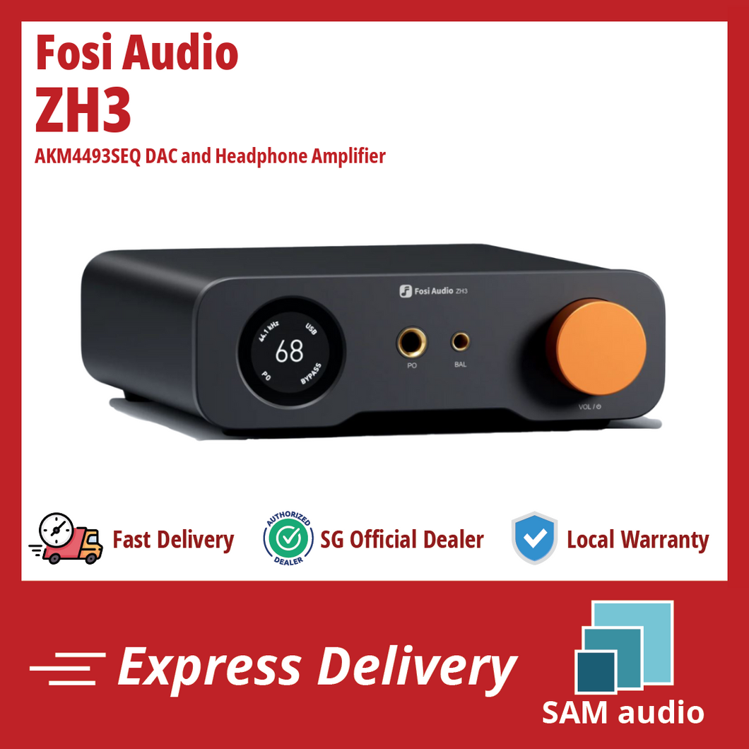 [🎶SG] Fosi Audio ZH3 - AKM4493SEQ DAC and Headphone Amplifier