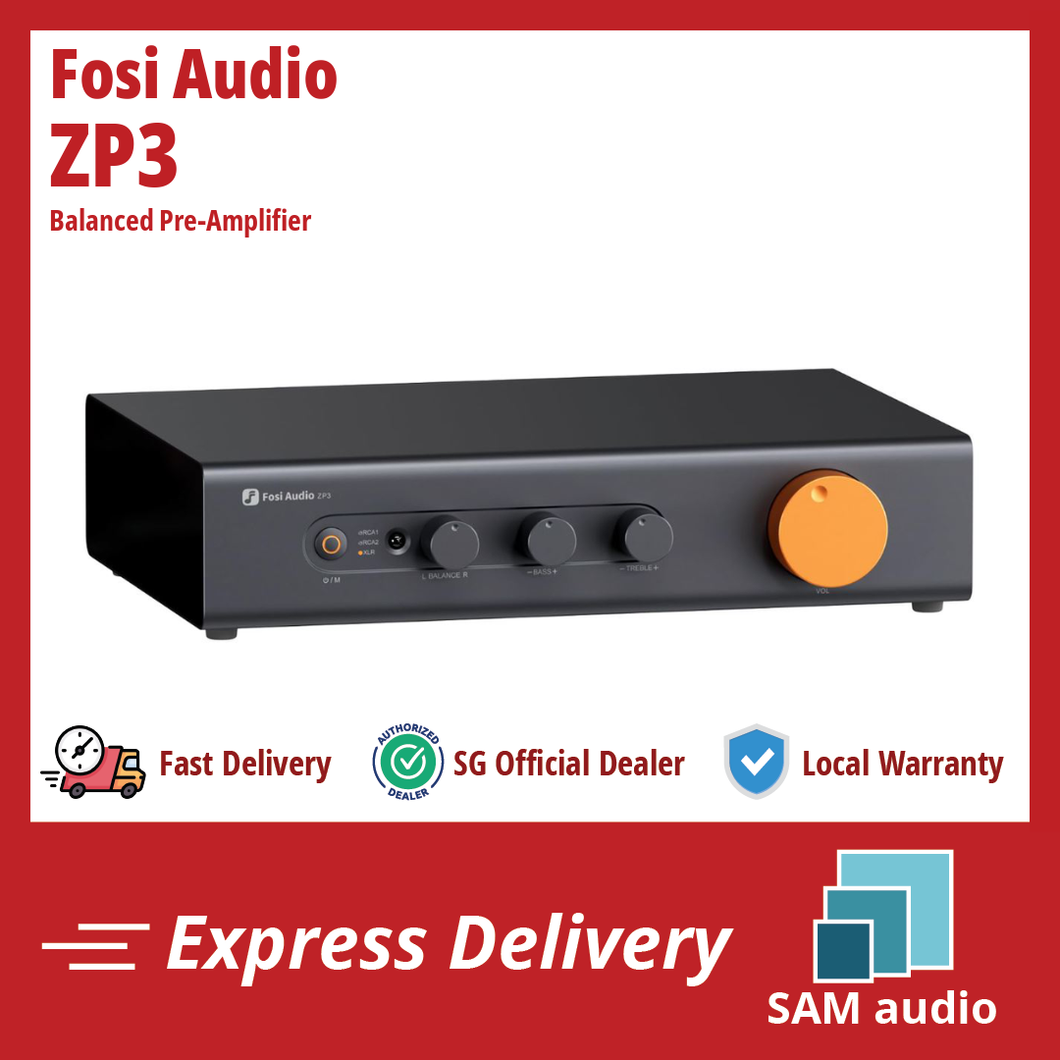 [🎶SG] Fosi Audio ZP3 - Balanced Pre amplifier / Pre-amp