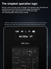 Load image into Gallery viewer, [🎶SG] MUSE HIFI M5 Ultra (M5Ultra) Bluetooth Portable Tube DAC Amplifier
