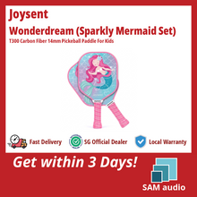 Load image into Gallery viewer, [🎶SG] JOYSENT WONDERDREAM - SPARKLY MERMAID - T300 Carbon Fiber Pickball 14mm Paddle For Kids
