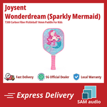 Load image into Gallery viewer, [🎶SG] JOYSENT WONDERDREAM - SPARKLY MERMAID - T300 Carbon Fiber Pickball 14mm Paddle For Kids
