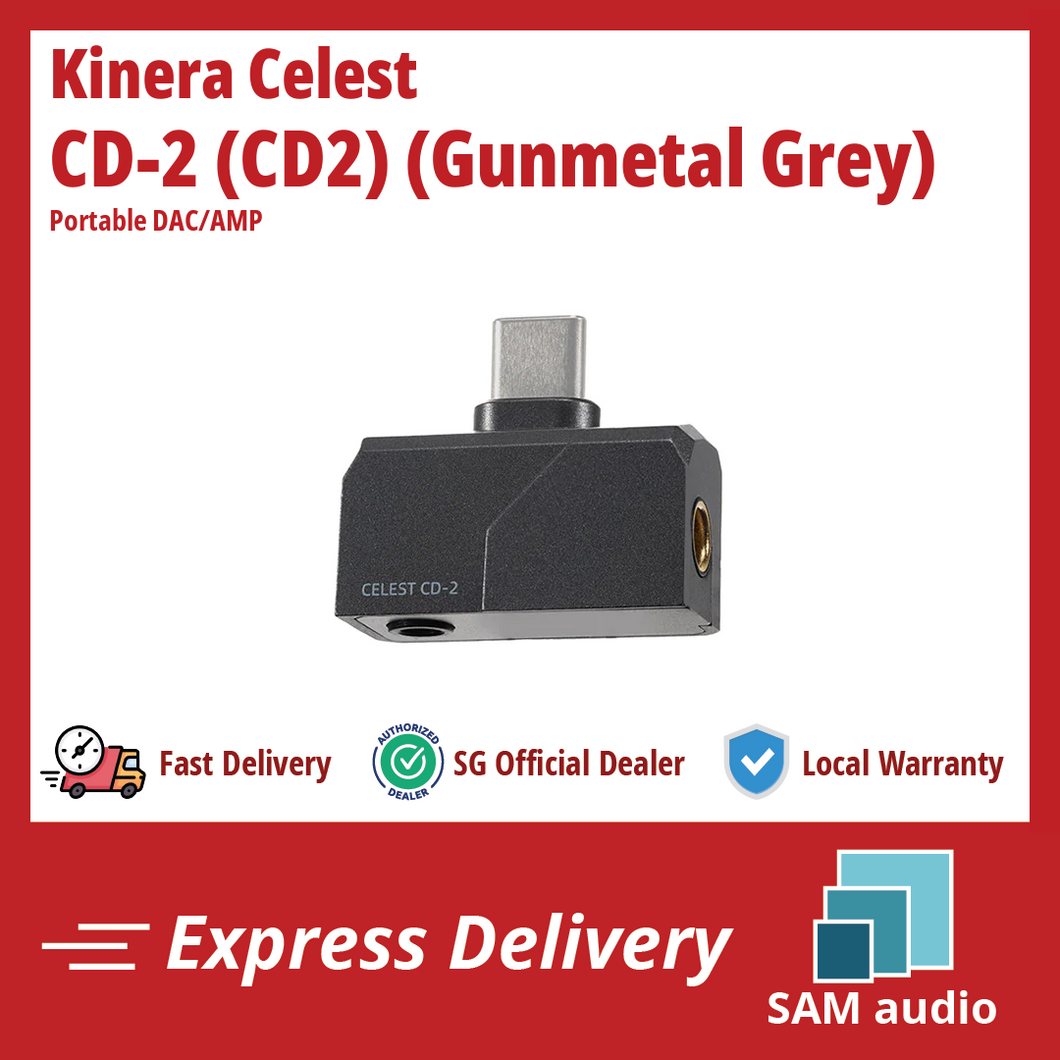 [🎶SG] KINERA CELEST CD-2 (CD2) Portable Headphones DAC/AMP Adapter