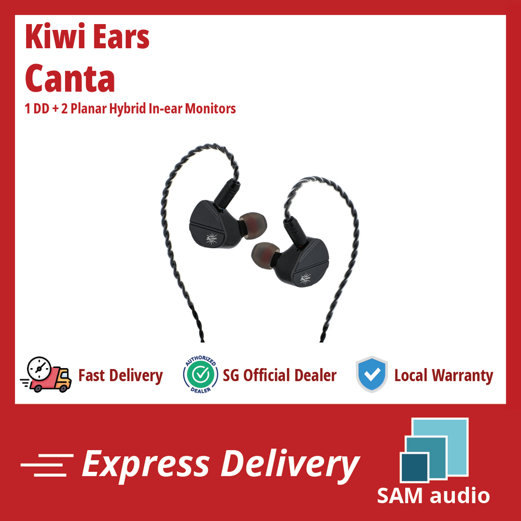 [🎶SG] KIWI EARS CANTA 1 DD + 2 Planar Hybrid In-ear Monitors