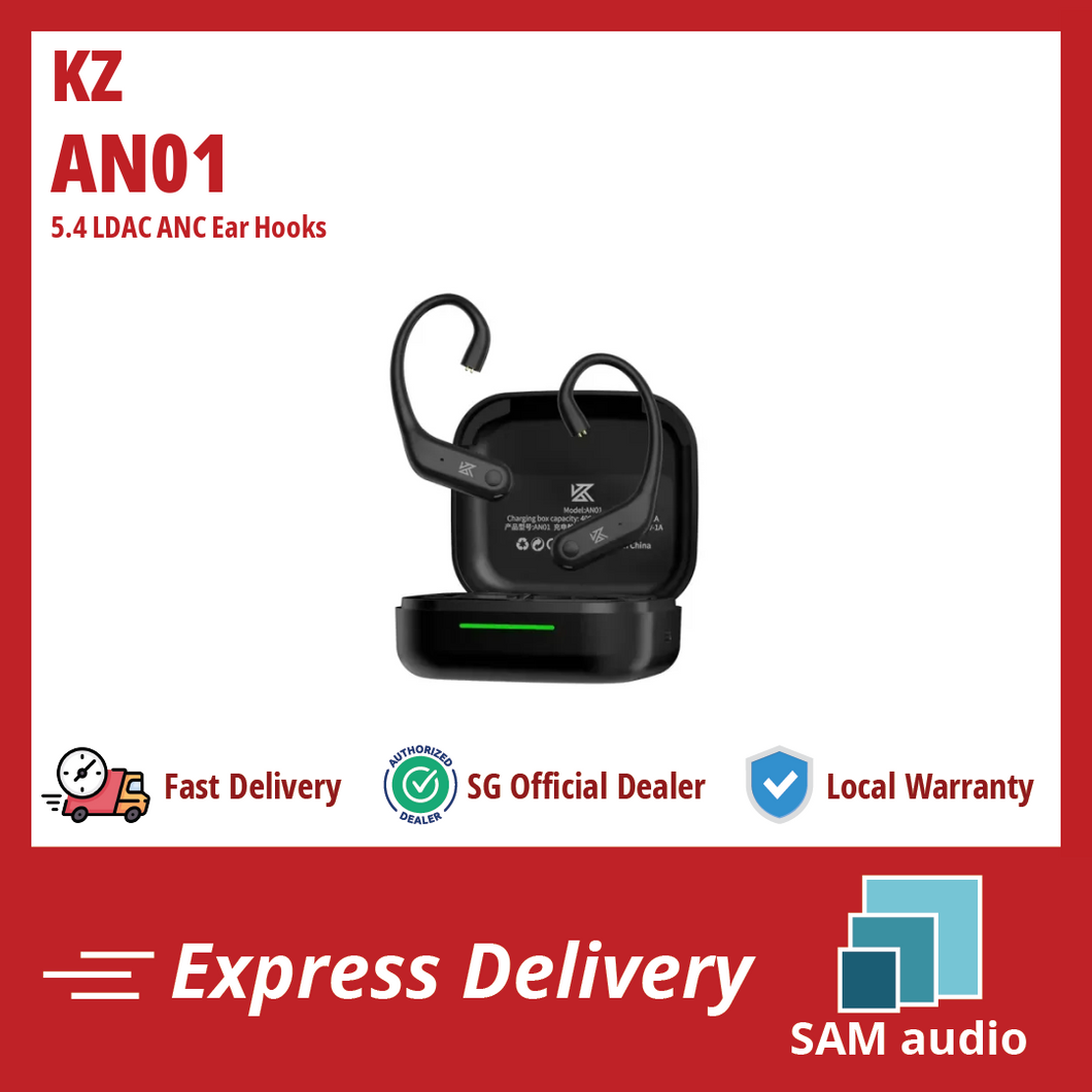 [🎶SG] KZ AN01 Bluetooth 5.4 LDAC ANC Ear Hooks