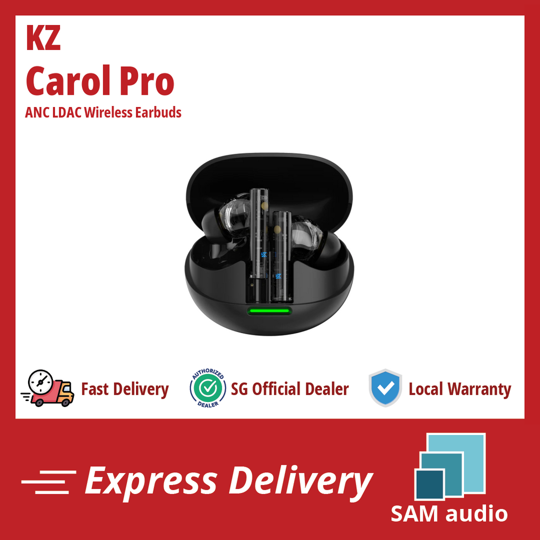 [🎶SG] KZ CAROL PRO ANC LDAC Wireless Earbuds