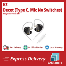 Load image into Gallery viewer, [🎶SG] KZ DECET - 10 Dynamic Drivers In-Ear Monitors (IEM)
