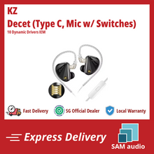 Load image into Gallery viewer, [🎶SG] KZ DECET - 10 Dynamic Drivers In-Ear Monitors (IEM)
