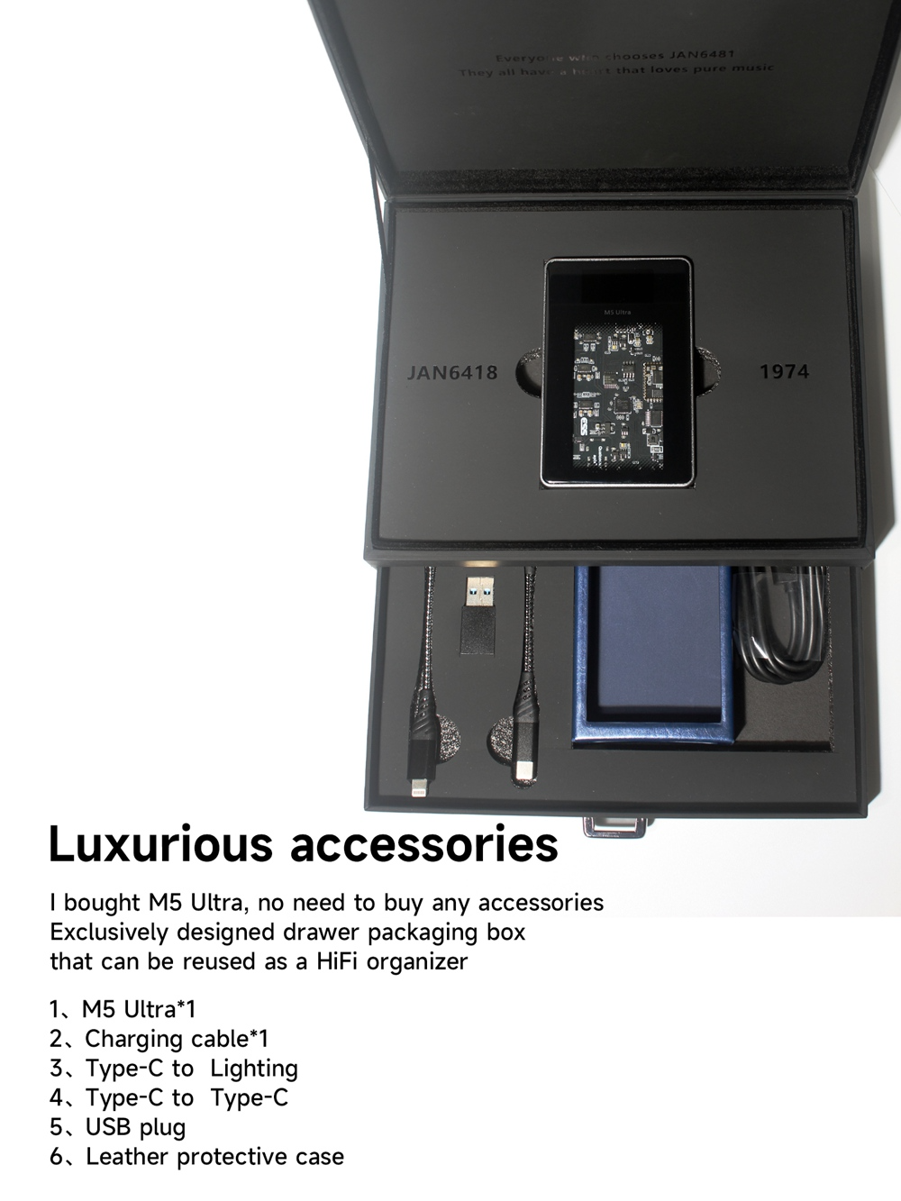 MUSE HIFI M5 Ultra Bluetooth DAC MUSE HiFi M5 ULTRA ポータブル