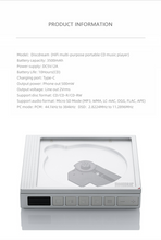 Load image into Gallery viewer, [🎶SG] MOONDROP DISCDREAM Portable CD Player

