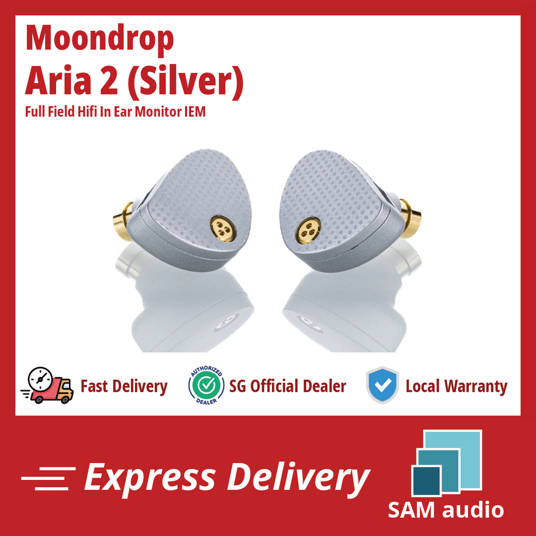 [🎶SG] MOONDROP ARIA 2 (Aria2) Full Field Hifi In Ear Monitor IEM