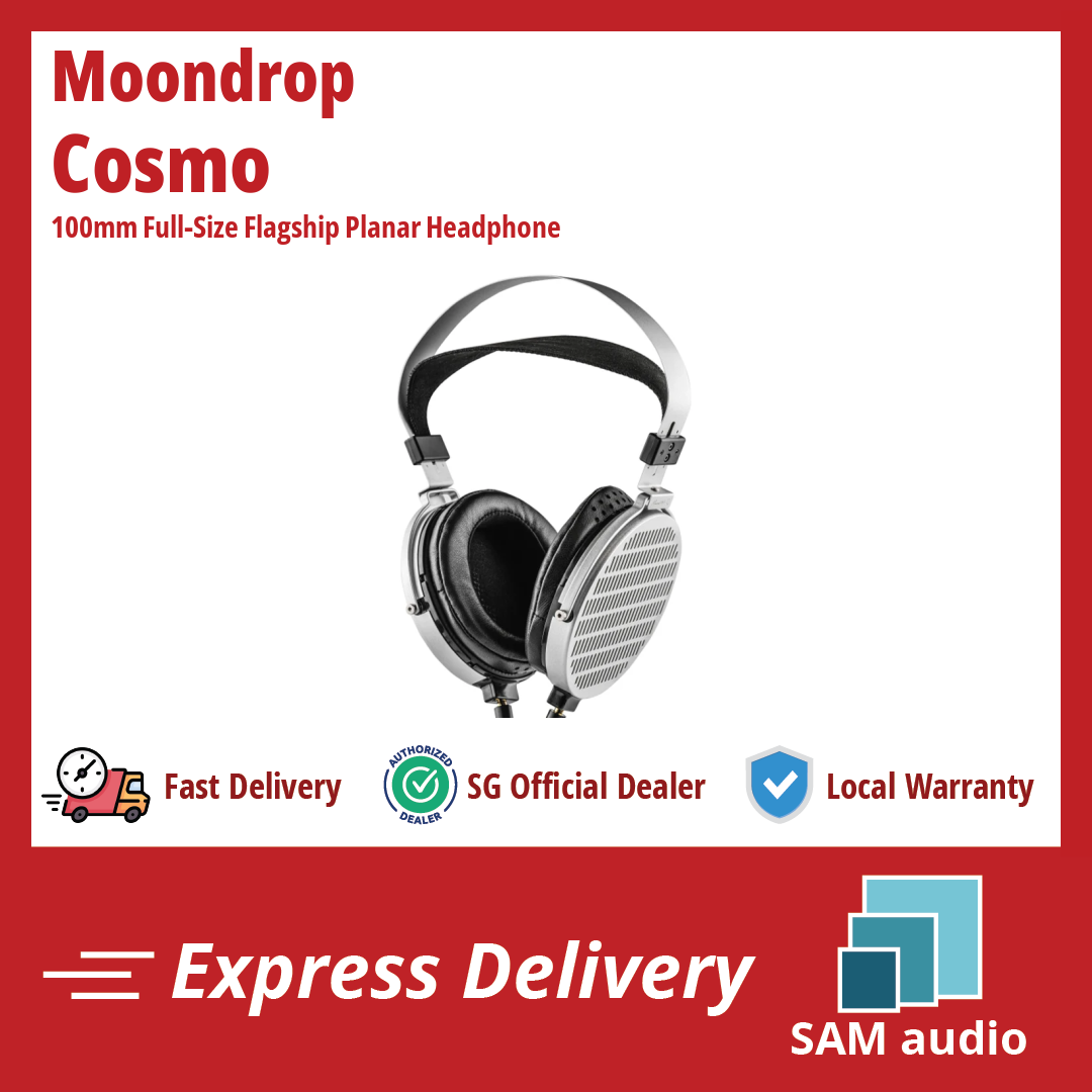 🎶SG] MOONDROP COSMO 100mm Full-Size Flagship Planar Headphone