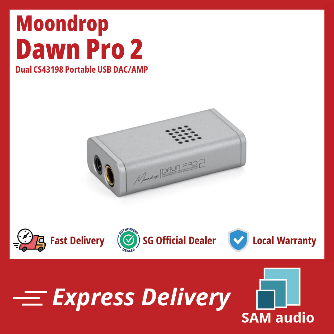 🎶SG] MOONDROP DAWN PRO 2 Dual CS43198 Portable USB DAC/AMP – SAM