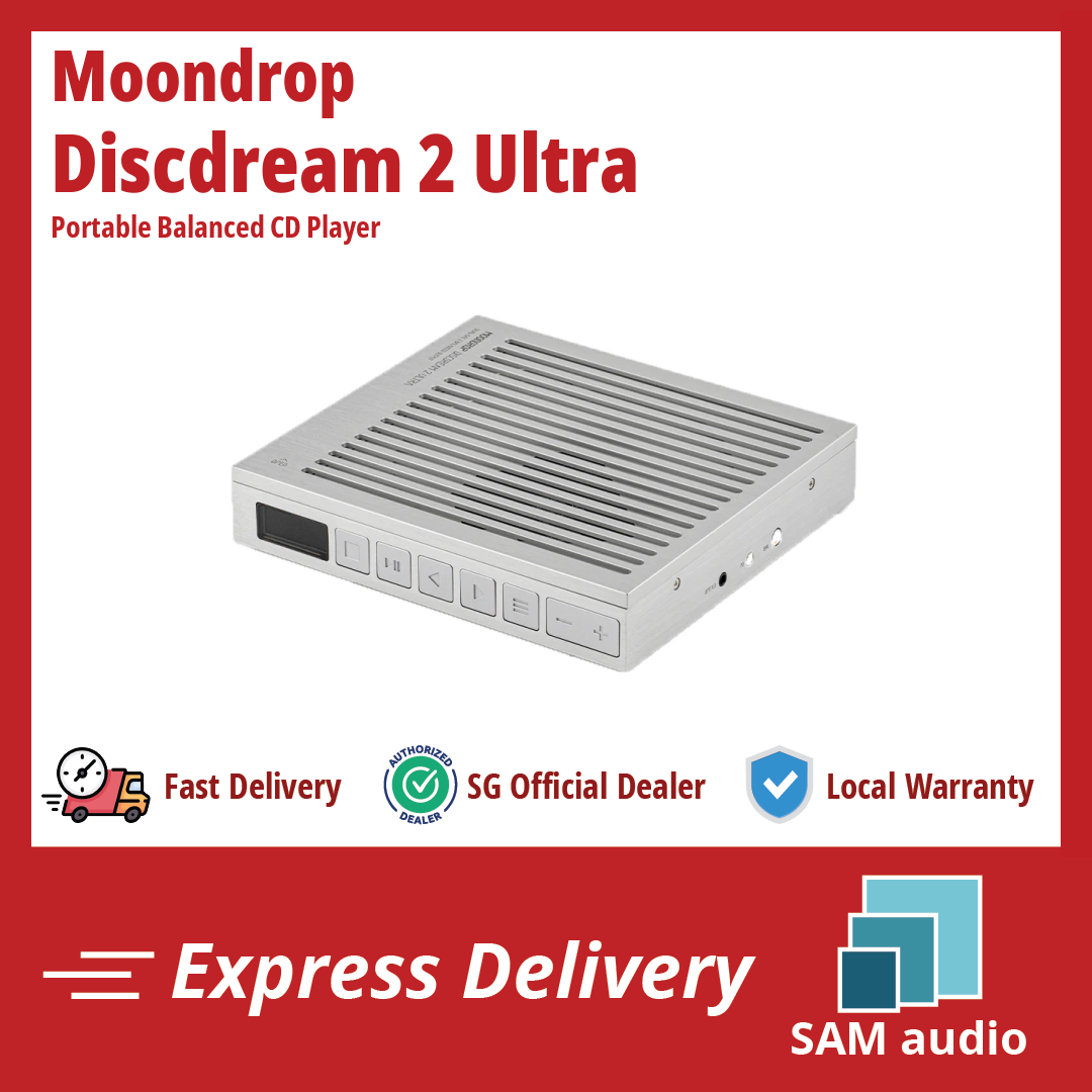 🎶SG] MOONDROP DISCDREAM 2 ULTRA Portable CD Player – SAM