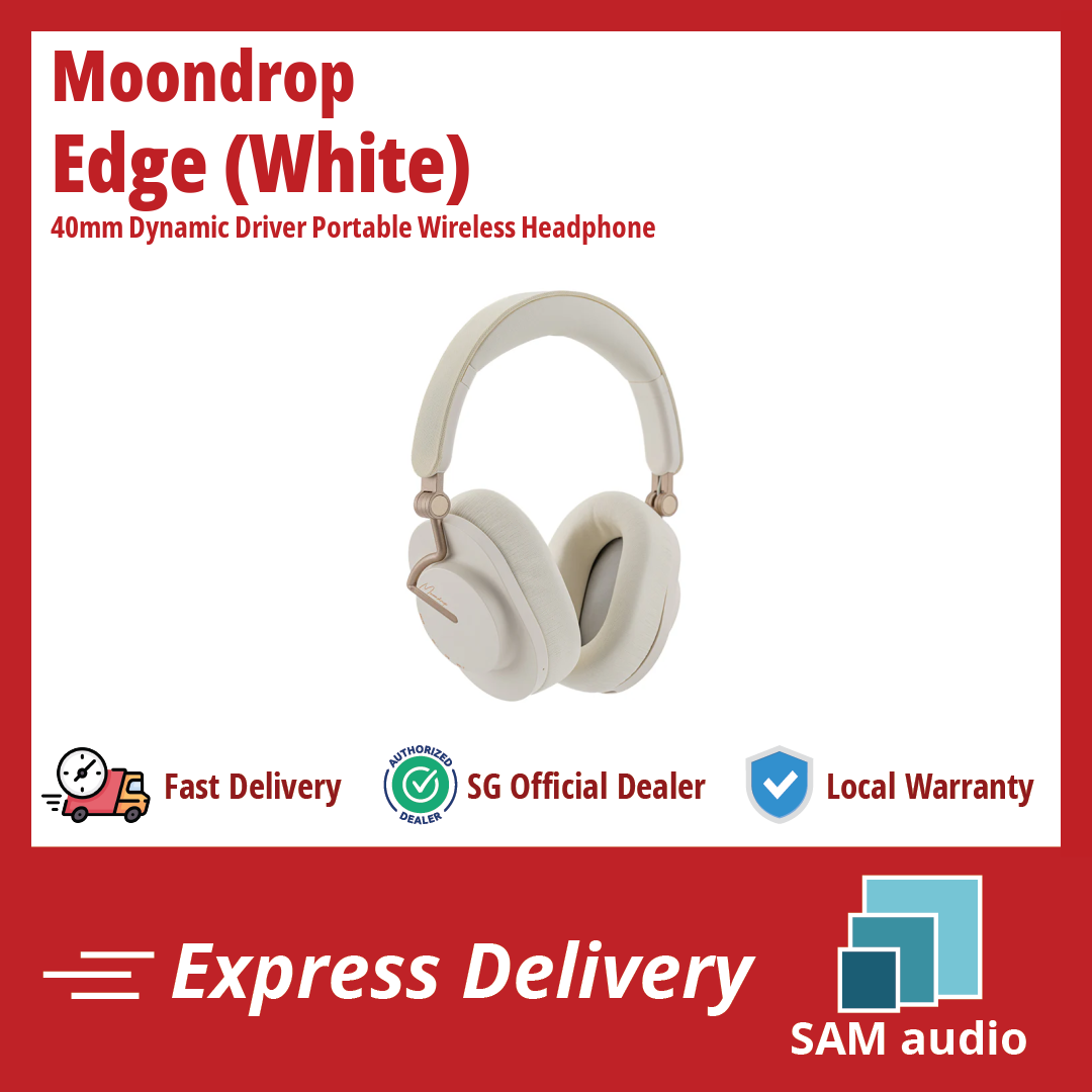 🎶SG] MOONDROP EDGE 40mm Dynamic Driver Portable Wireless