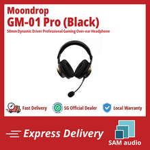 Load image into Gallery viewer, [🎶SG] MOONDROP GRAVITY GM-01 PRO - 50mm Dynamic Driver Professional Gaming Over-ear Headphone
