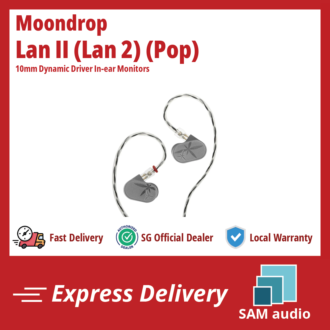 🎶SG] MOONDROP LAN II (LAN 2) 10mm Dynamic Driver In-ear Monitors