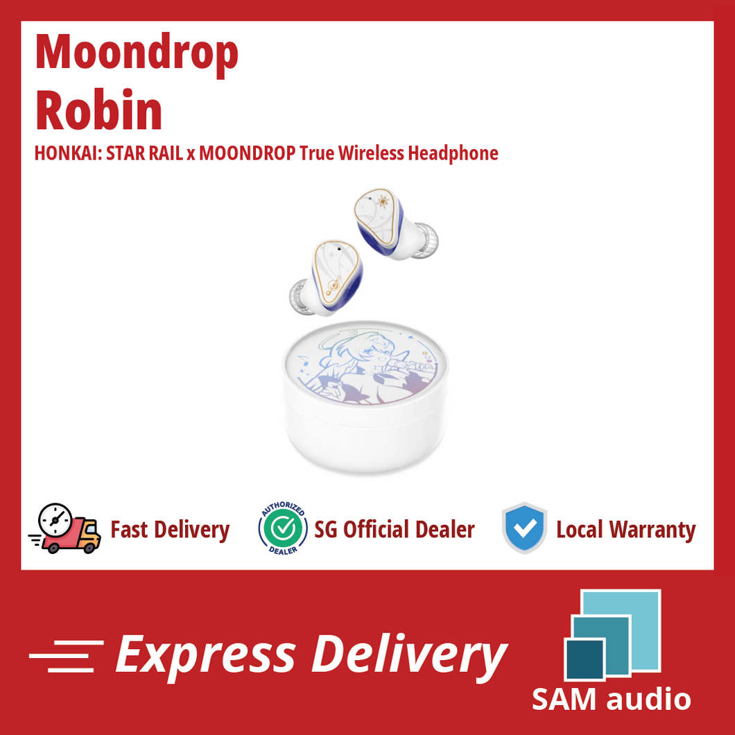 [🎶SG] MOONDROP x HONKAI: STAR RAIL Robin True Wireless Headphone (TWS)
