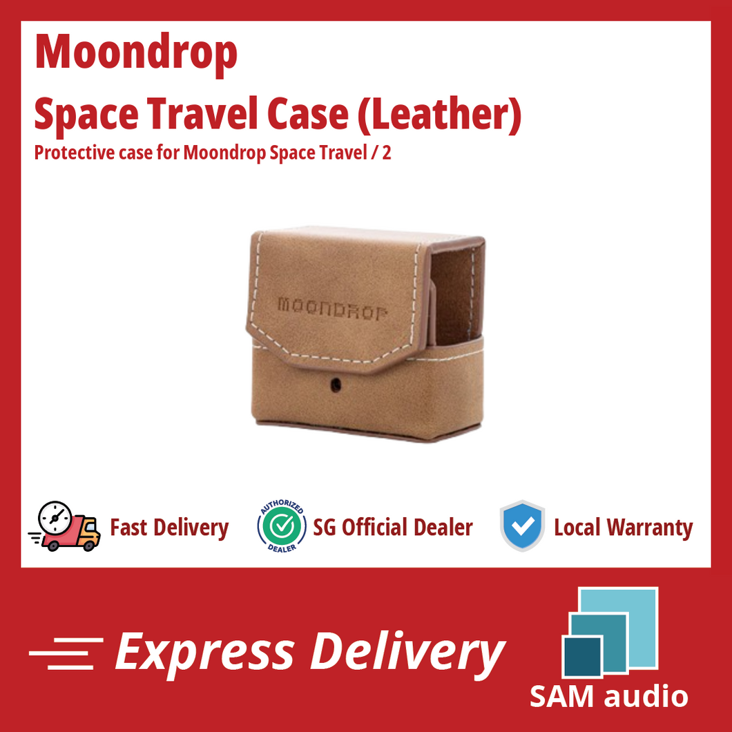 [🎶SG] MOONDROP SPACE TRAVEL CASE - Leather / Transparent Case