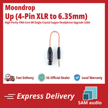 Load image into Gallery viewer, [🎶SG] MOONDROP UP High-Purity 1064 Core 6N Single-Crystal Copper Headphone Upgrade Cable
