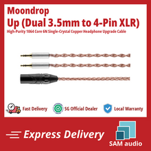 Load image into Gallery viewer, [🎶SG] MOONDROP UP High-Purity 1064 Core 6N Single-Crystal Copper Headphone Upgrade Cable
