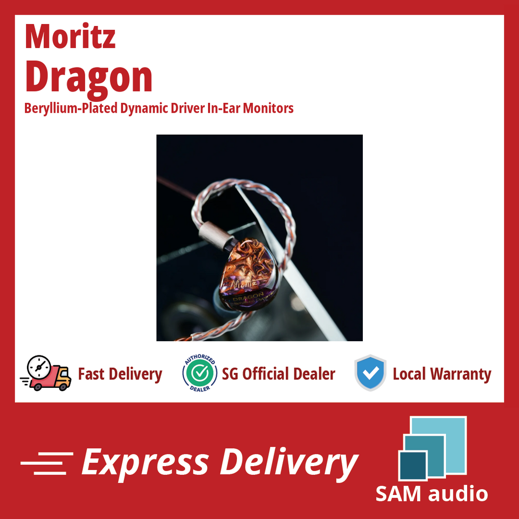 🎶SG] Moritz DRAGON - Beryllium-Plated Dynamic Driver In-Ear