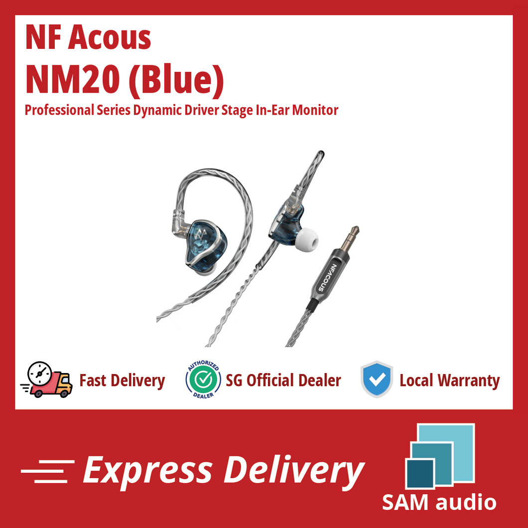 [🎶SG] NF ACOUS NM20 Professional Series Dynamic Driver Stage In-Ear Monitor