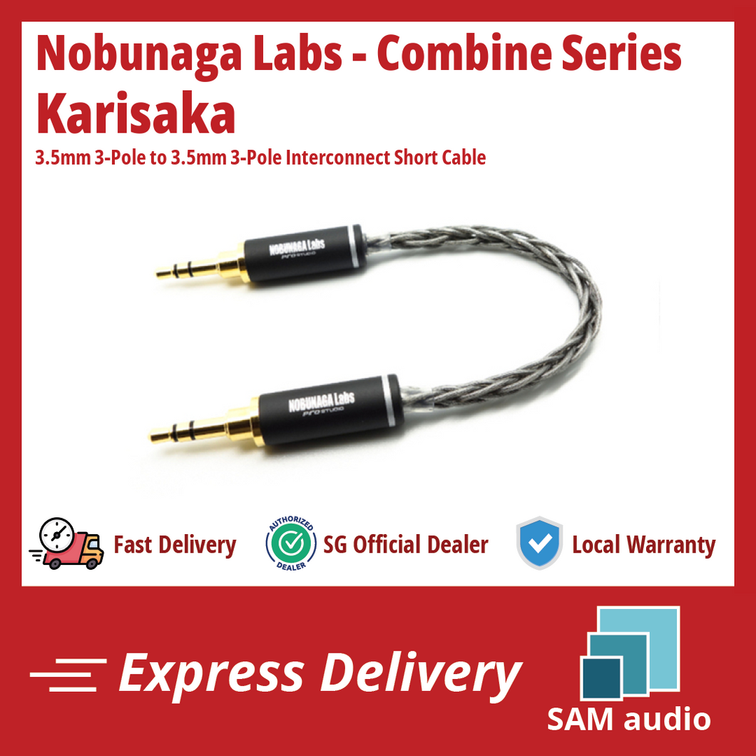 [🎶SG] NOBUNAGA LABS COMBINE SERIES Interconnect Cables - Karisaka / Shinonome