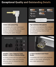 Load image into Gallery viewer, [🎶SG] KZ DECET - 10 Dynamic Drivers In-Ear Monitors (IEM)
