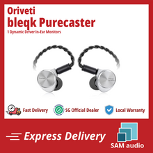 Load image into Gallery viewer, [🎶SG] ORIVETI bleqk Purecaster - 1 Dynamic Driver In-Ear Monitors IEM
