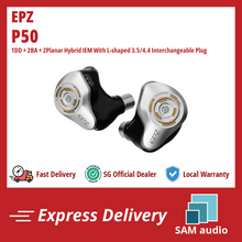 Load image into Gallery viewer, [🎶SG] EPZ P50 1 DD + 2 BA + 2 Planar Hybrid IEM With L-shaped 3.5/4.4 Interchangeable Plug
